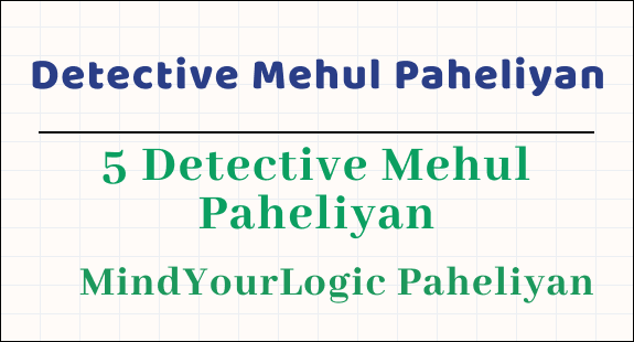 paheli blogs : detective mehul paheliyan img