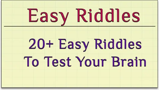 daily riddles : easy riddles to test your brain