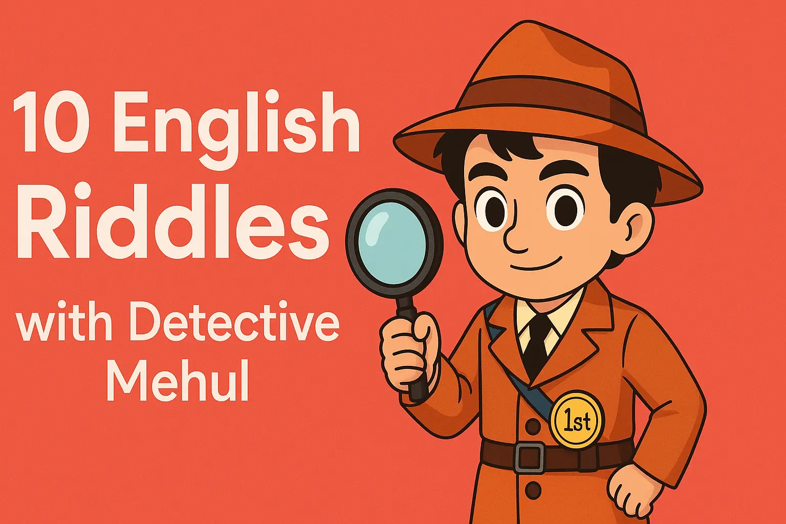 daily riddles : 10 english riddles with detective mehul