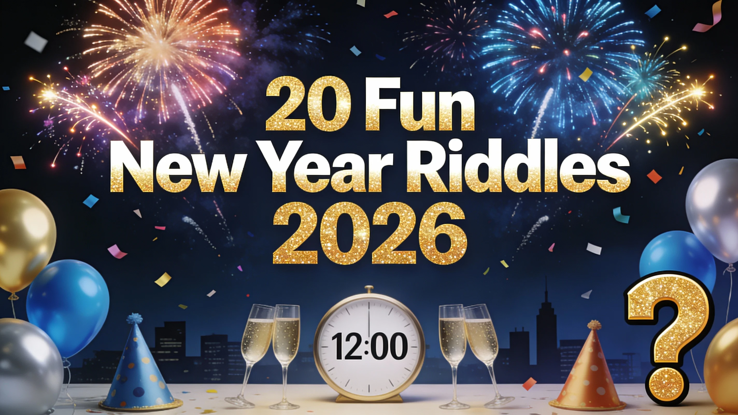daily riddles : 20 fun new year riddles 2026
