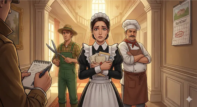 daily riddles : 20 murder mystery riddle 1