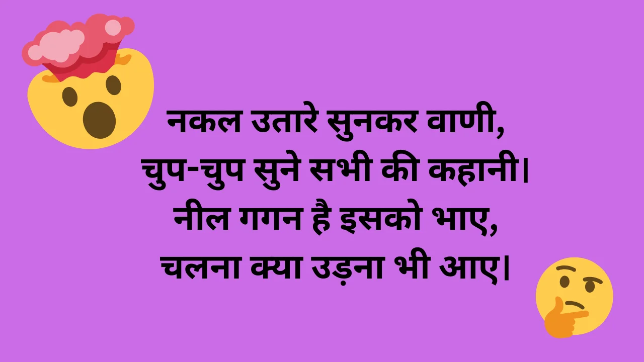 Hindi Riddle Image
