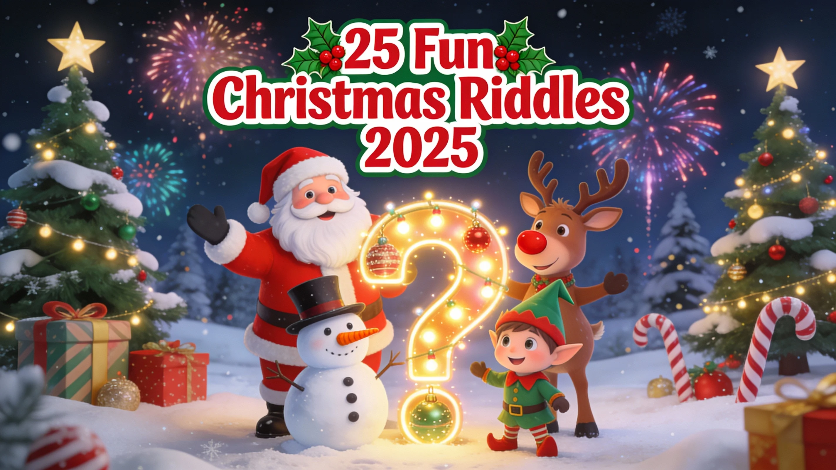daily riddles : 25 best fun christmas riddles