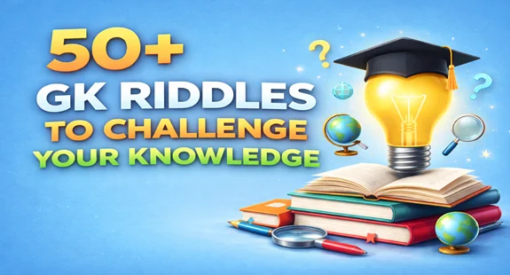 daily riddles : 50 plus gk riddles to challenge your knowledge