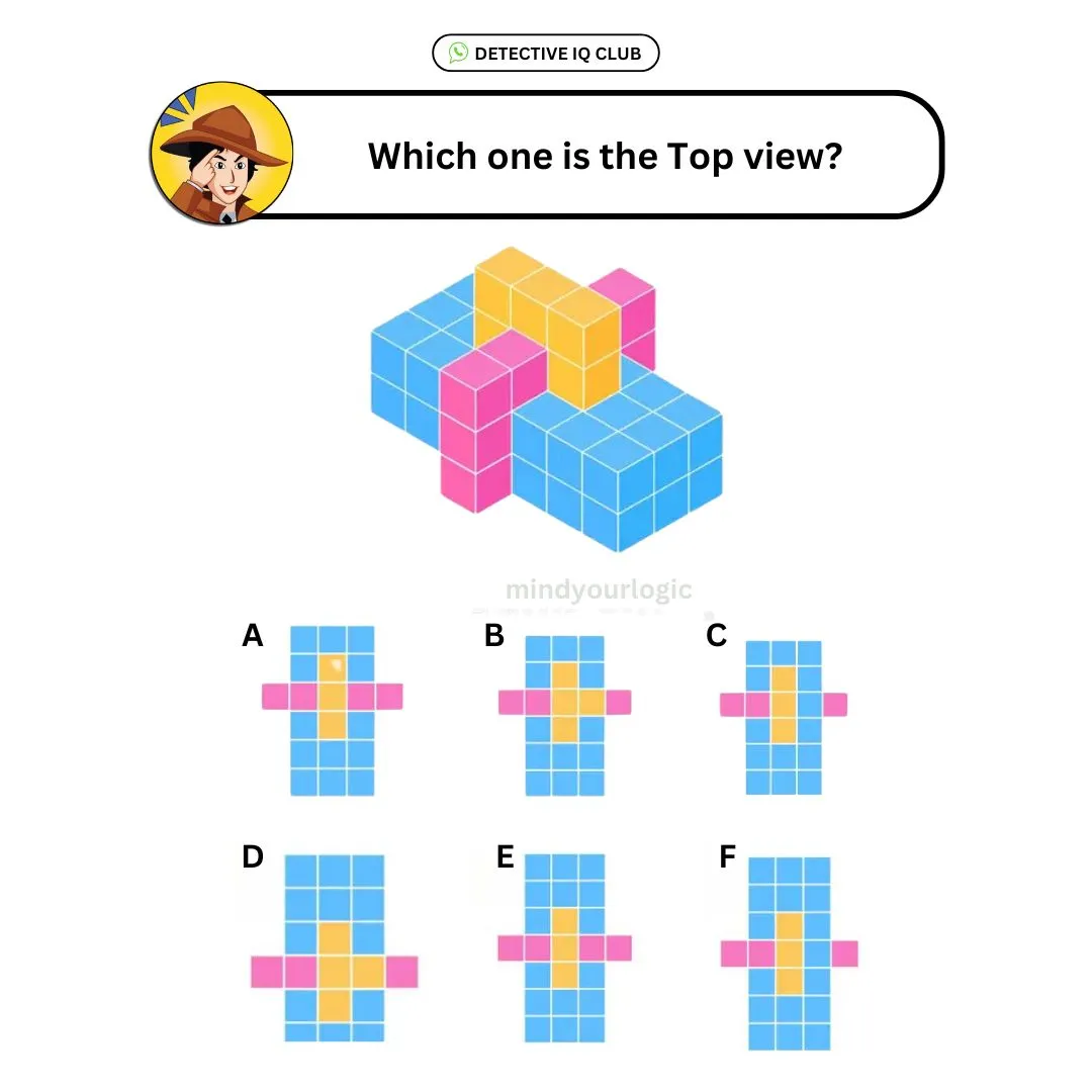can you find the top view