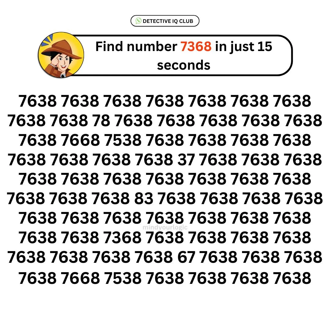 find number 7368