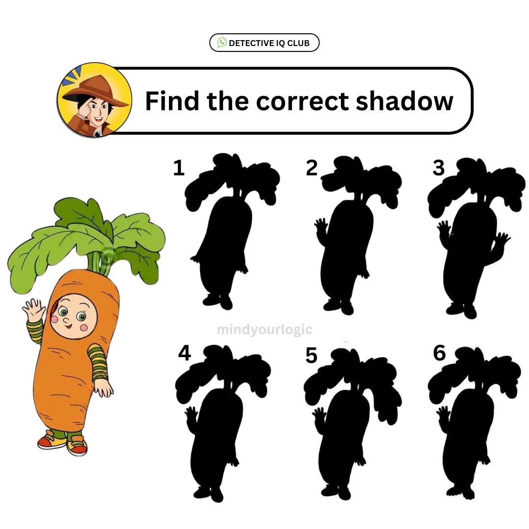 find the correct shadow carrot