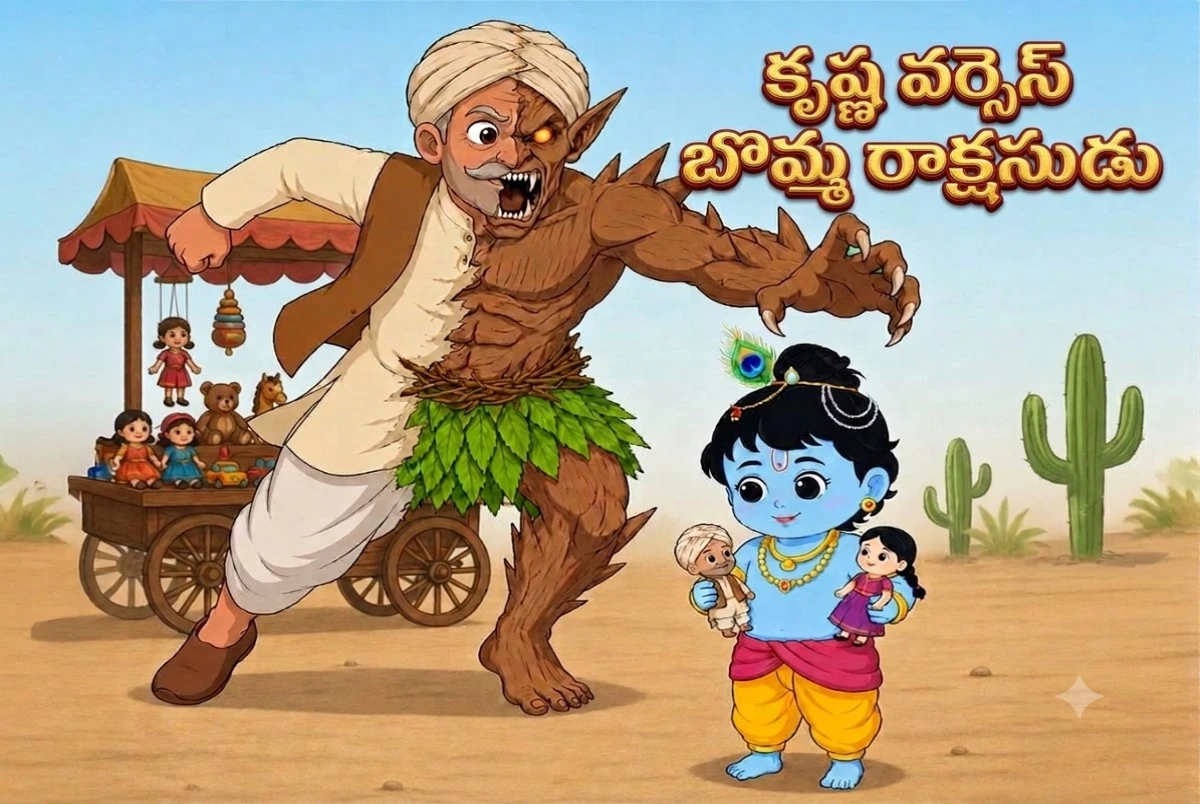 కృష్ణ స్టోరీస్ – కృష్ణుడు వర్సెస్ బొమ్మ రాక్షసుడు