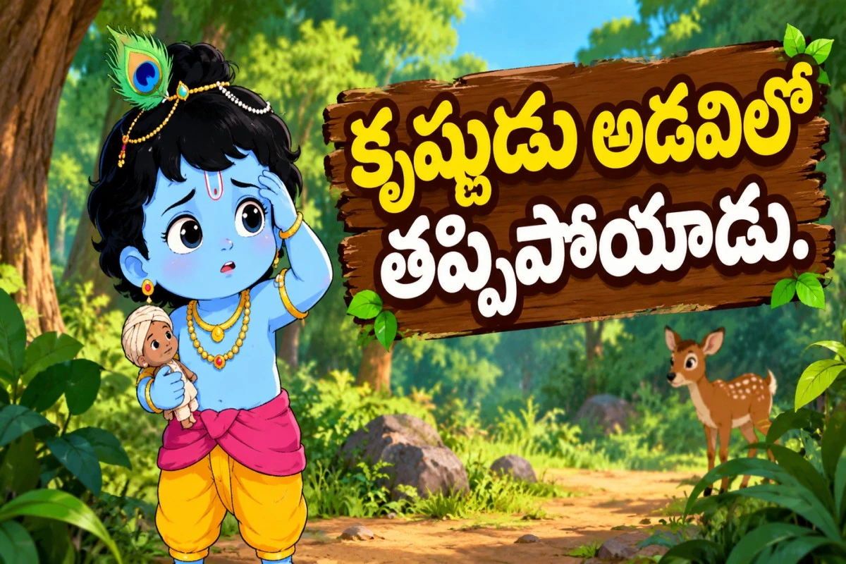 కృష్ణు స్టోరీస్: కృష్ణుడు అడవిలో తప్పిపోయాడు