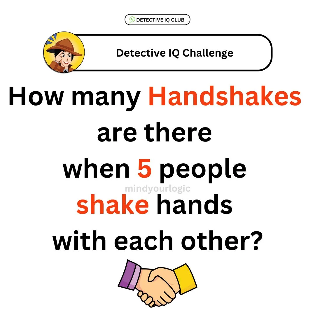 ho manay handshake riddle