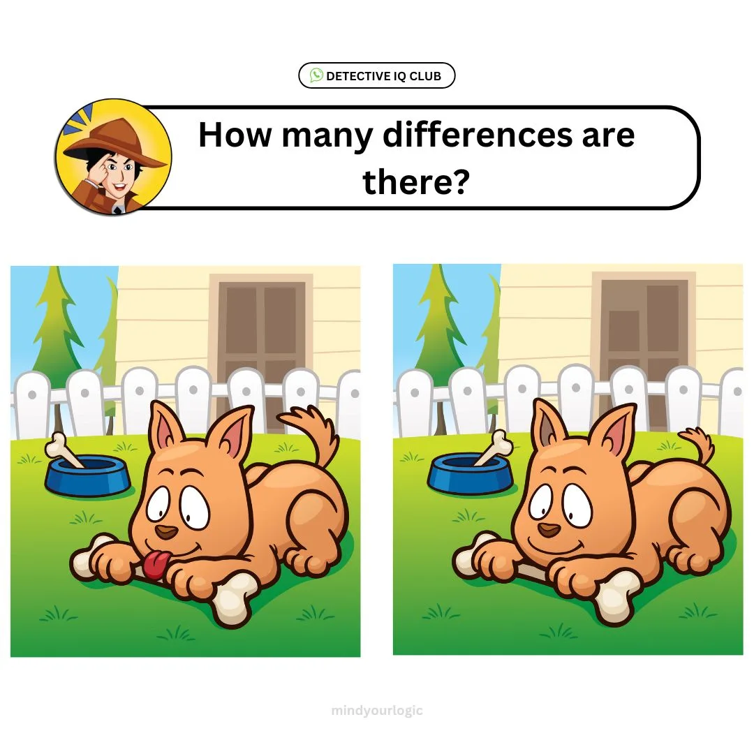 how many differences dog and bone