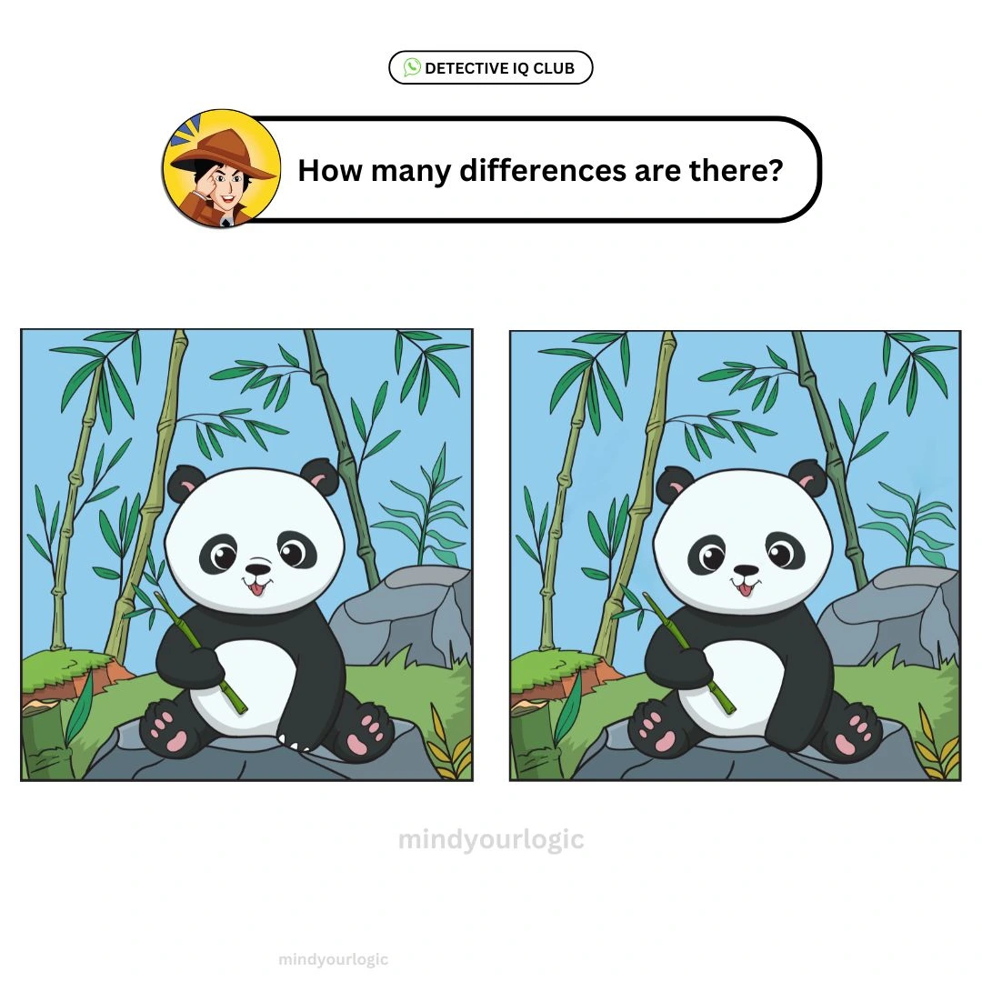how many differences panda