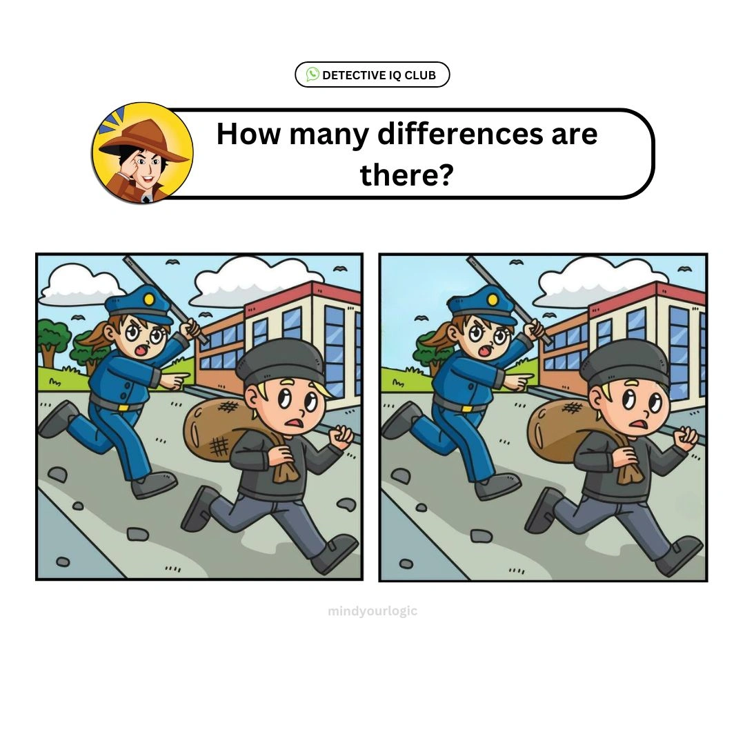how many differences theif
