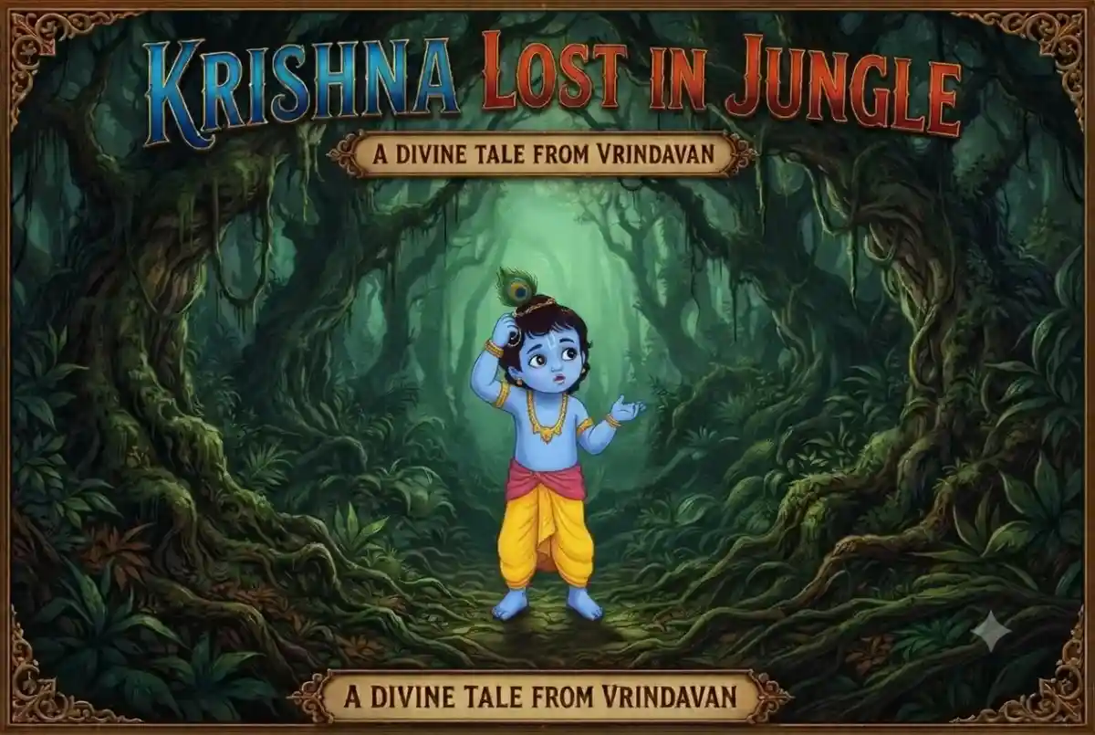 krishna lost in jungle