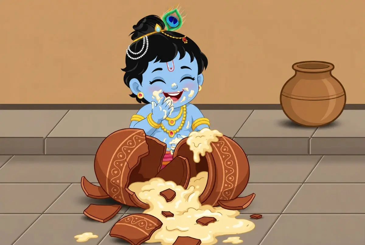 Krishna Stories – The Makhan Chor Krishna 