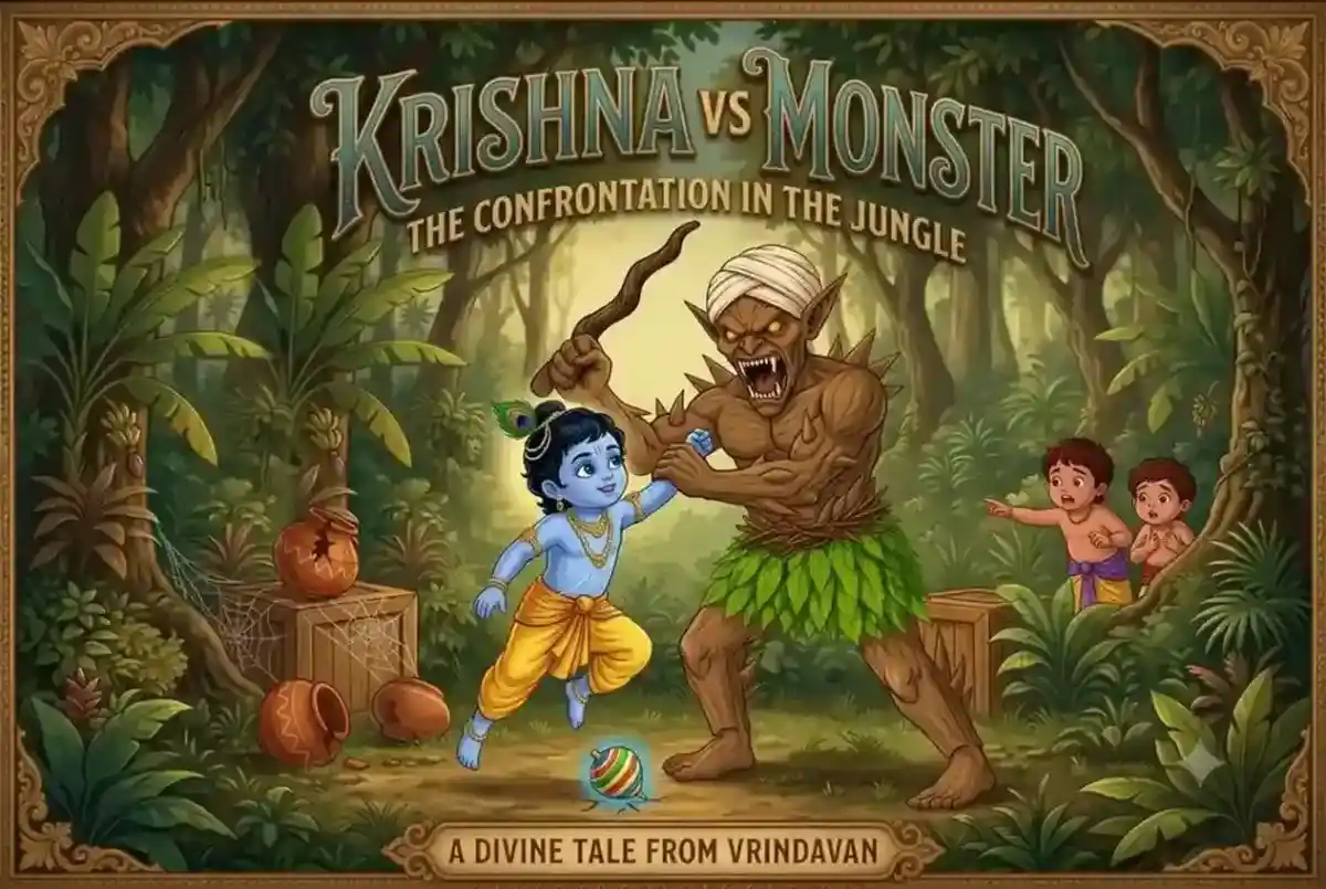 krishna vs monster