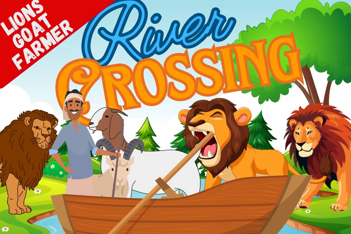 river crossing puzzles : lions goat farmer river crossing puzzle river crossing puzzles : lions goat farmer river crossing puzzle