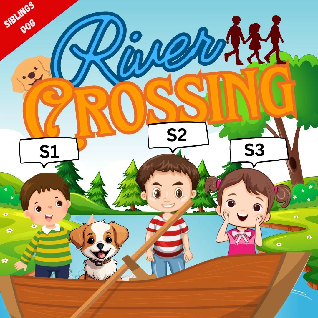 river crossing puzzles : siblings dog river crossing puzzle river crossing puzzles : siblings dog river crossing puzzle