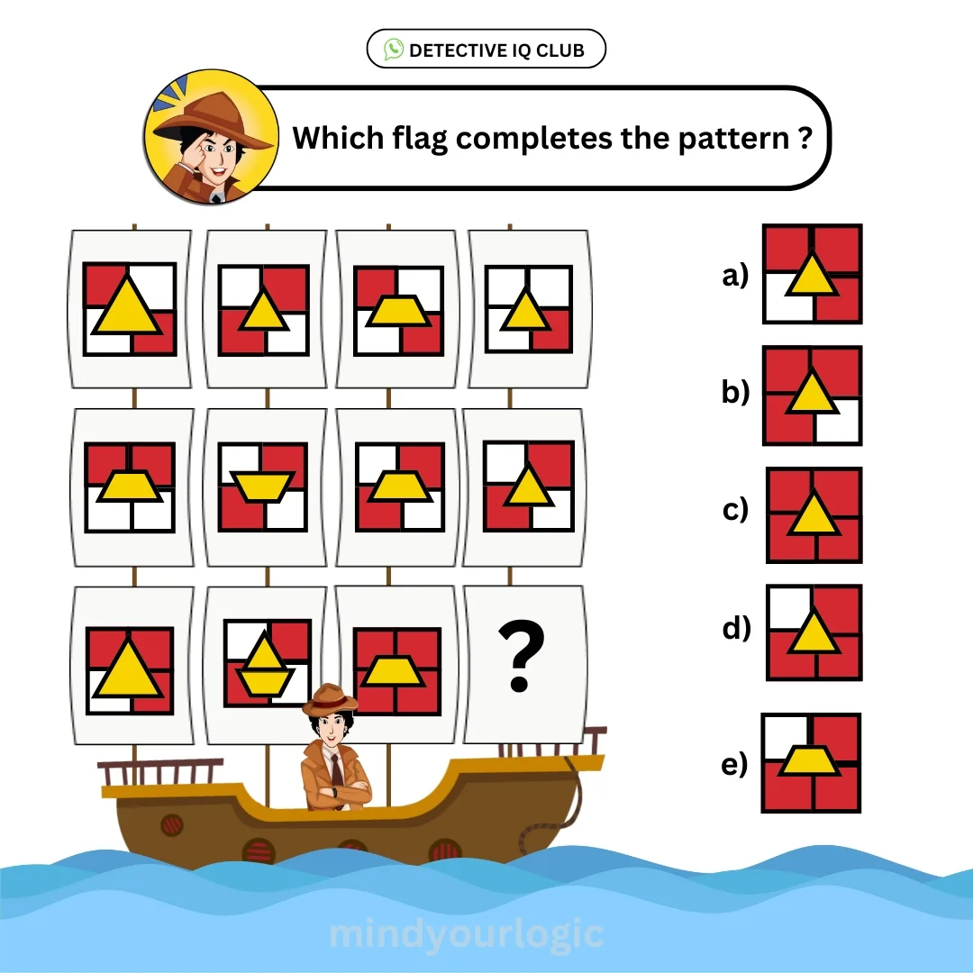 which flag completes the pattern