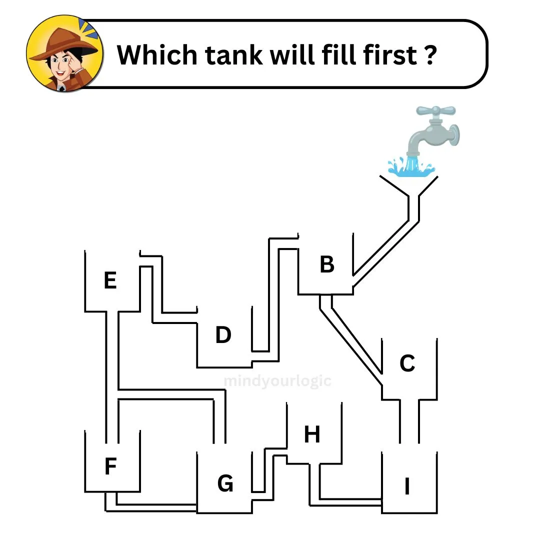 which tank fill first