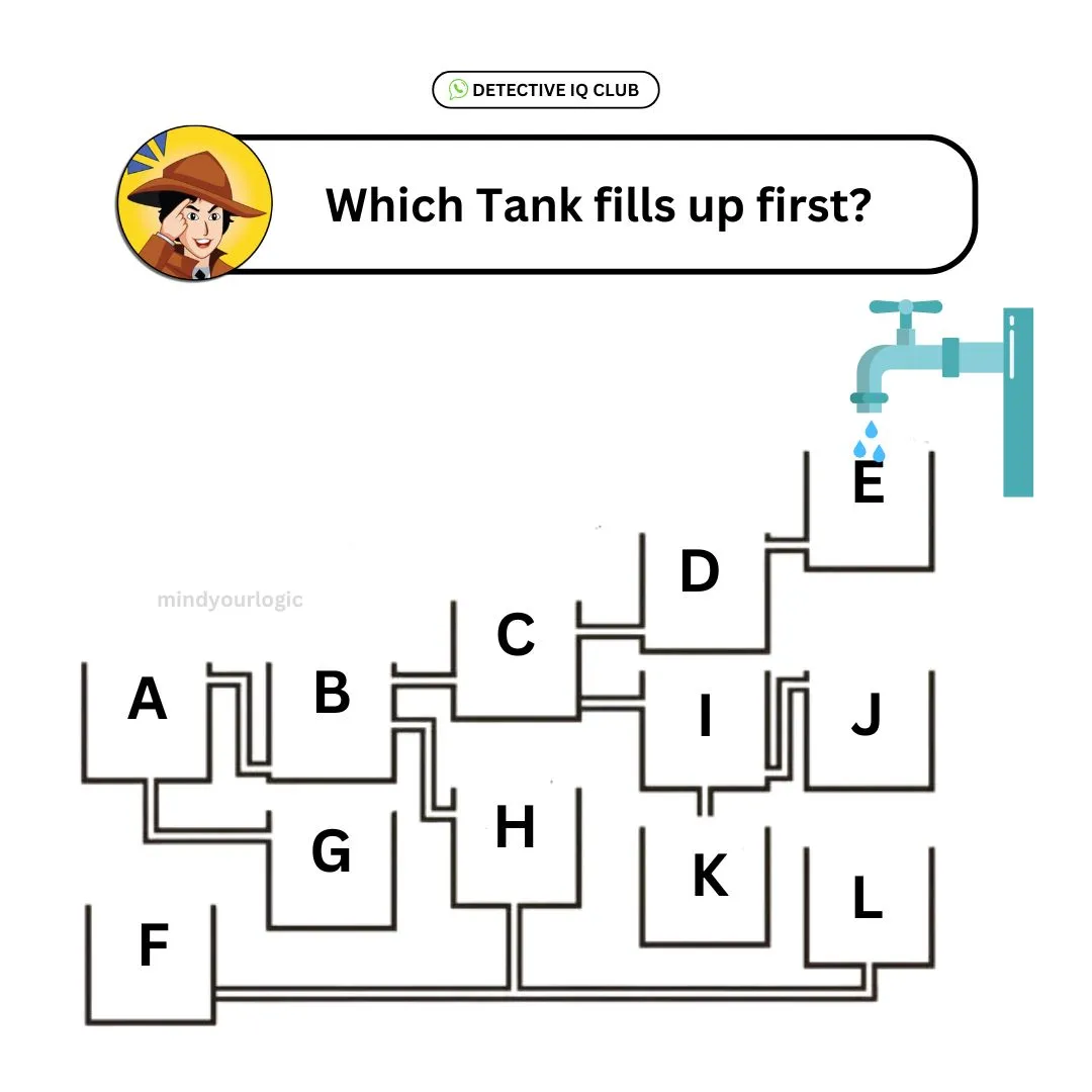 which tank fills up first