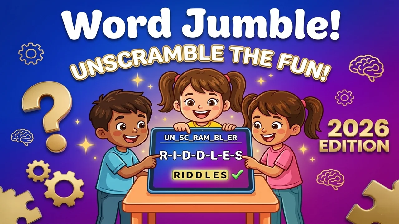 Word Jumble Riddles with Answers
