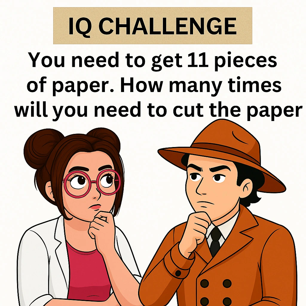 you need to get 11 pieces of paper riddle