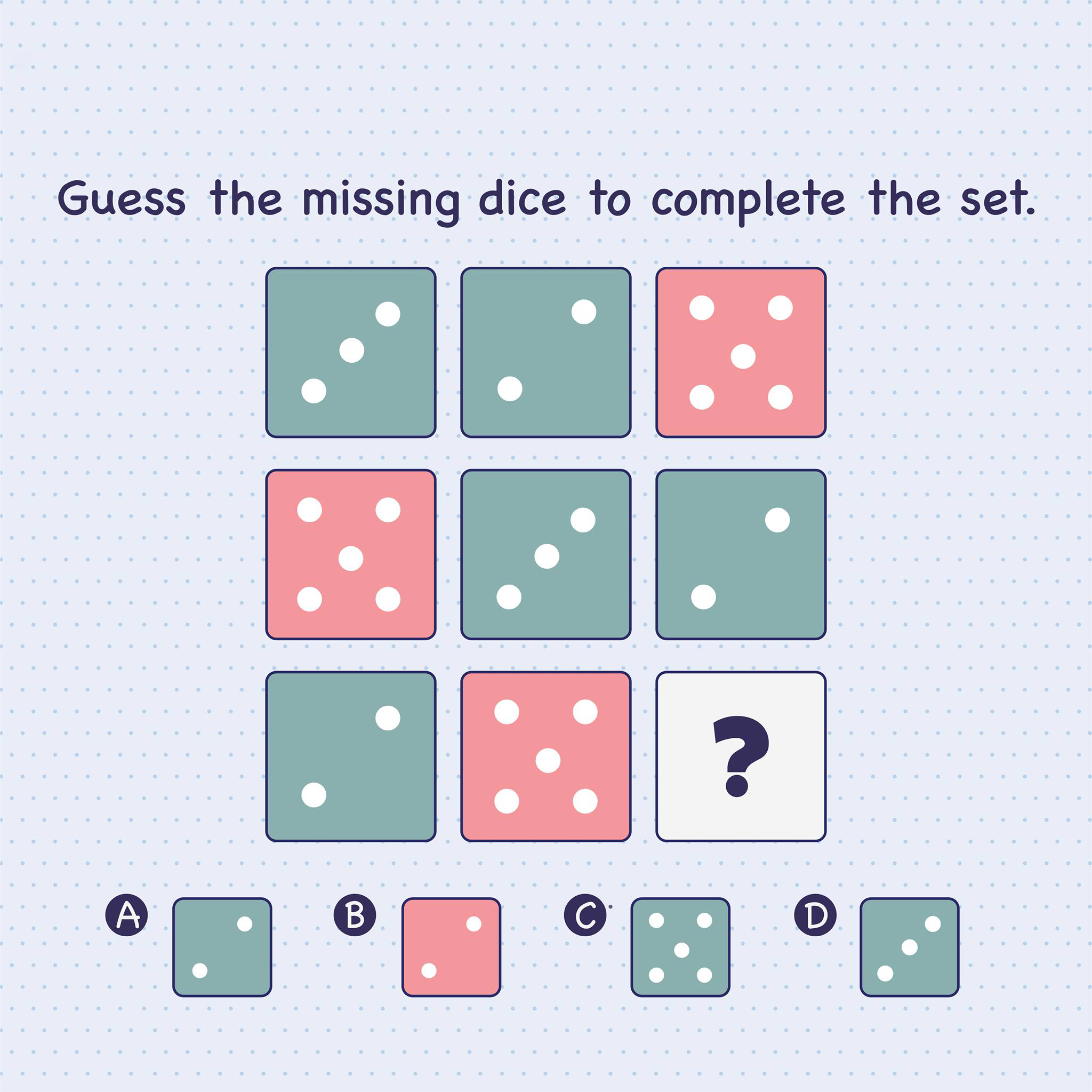 guess the missing dice