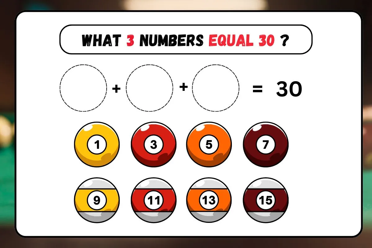 what 3 numbers equal 30 image