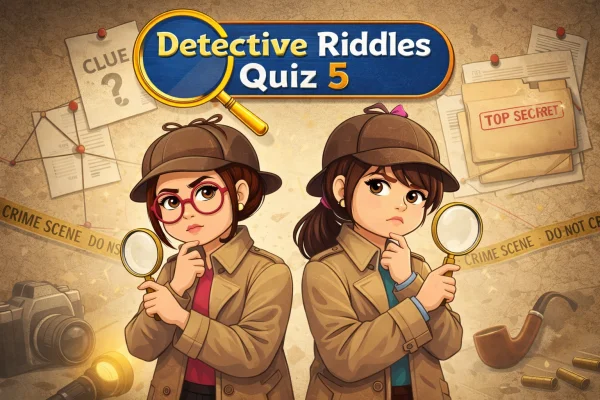 Detective Riddles Quiz 5: Can You Solve These 5 Detective Riddles?