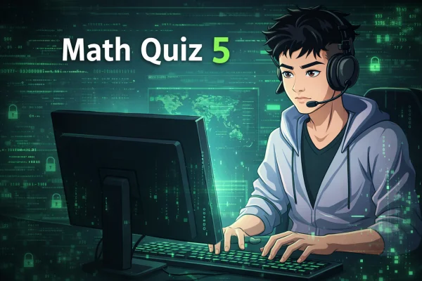💻 Math Quiz 5: Hacker Aadi's Cyber Mission 💻