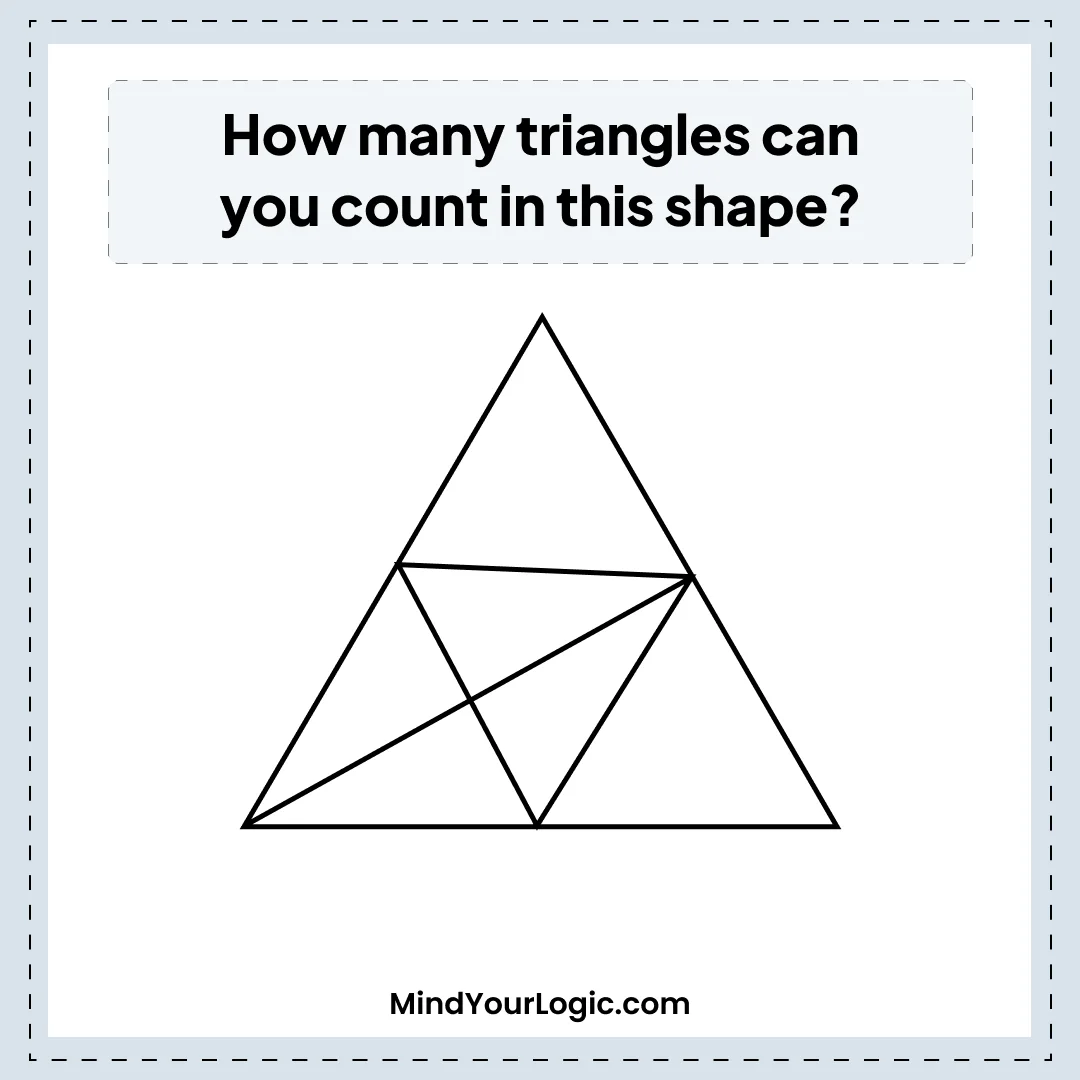 Triangle Photo Math Riddle