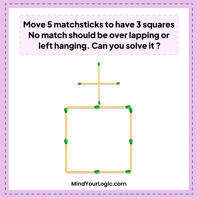 Matchstick puzzles with answers to improve your brain