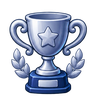 Silver trophy